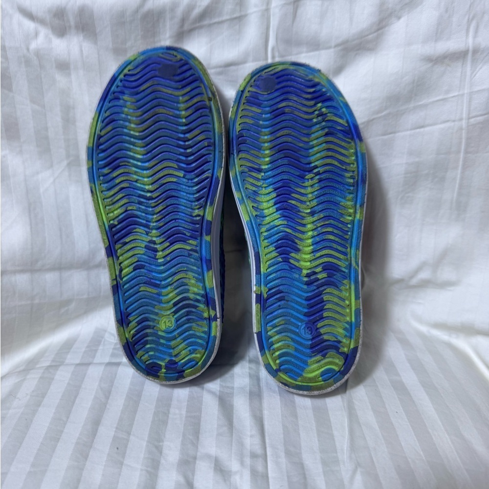 Skechers Solar Surge Blue Lime Boys Water Play Sandal  Sneakers Size 13 - Picture 9 of 10